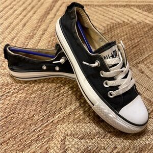 Converse Chuck Taylor All Star Black Canvas Slip-On Shoes Unisex 4 Women’s 5.5